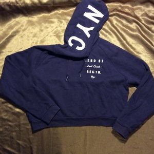 A Aeropostale crop hoodie .
